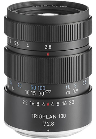 Meyer Optik Görlitz  – Trioplan 100 mm f/2,8