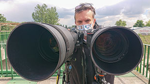 W maju mielimy moliwo przetestowania Nikkora 120–300 mm f/2,8 w poczeniu z Nikonem D6. Zdjcie wykona Adam Nurkiewicz podczas wspólnego testowania wymienionych na nadwilaskich bulwarach w dniu 14 maja 2020 r. Test obiektywu prezentujemy na str. 36.