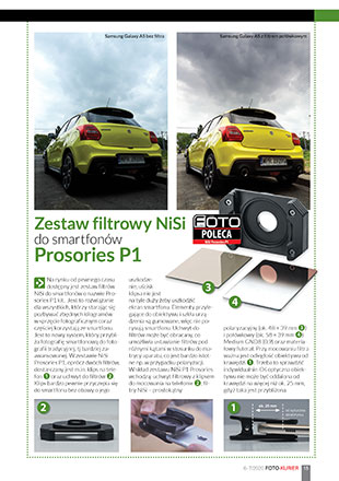 Zestaw filtrowy NiSi do smartfonów Prosories P1