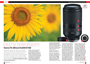 Ostry telezoom: Tamron 70–180 mm f/2,8 Di III VXD