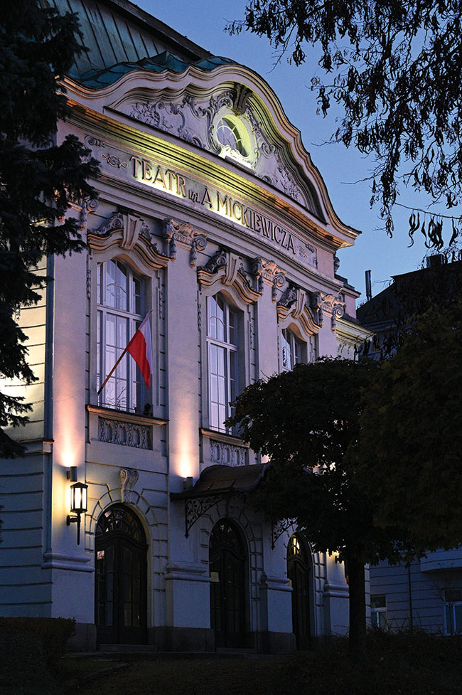 Cieszyn, Teatr im. Adama Mickiewicza. Nikon Z 6II w poczeniu z Nikkorem Z 70–200 mm f/2,8 VR S.