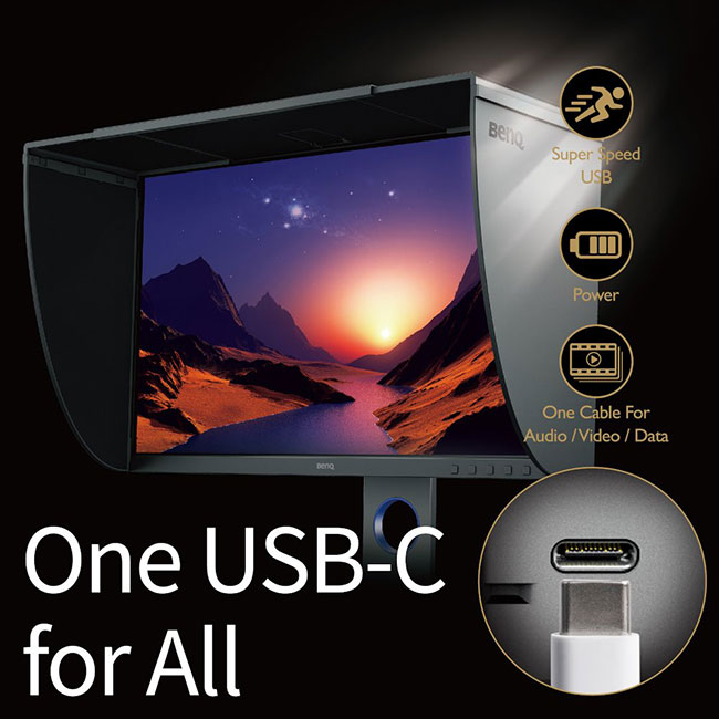 BenQ PhotoVue SW321C – fotograficzny monitor IPS UHD z USB-C i Screen-to-Photo Print Colors