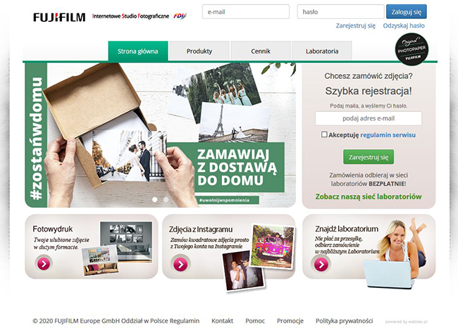 Fujifilm Zamawianie