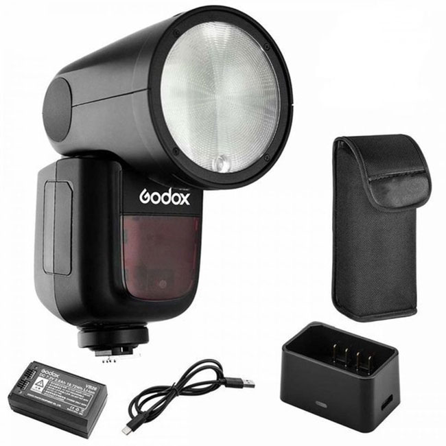 Godox V1 round head flash