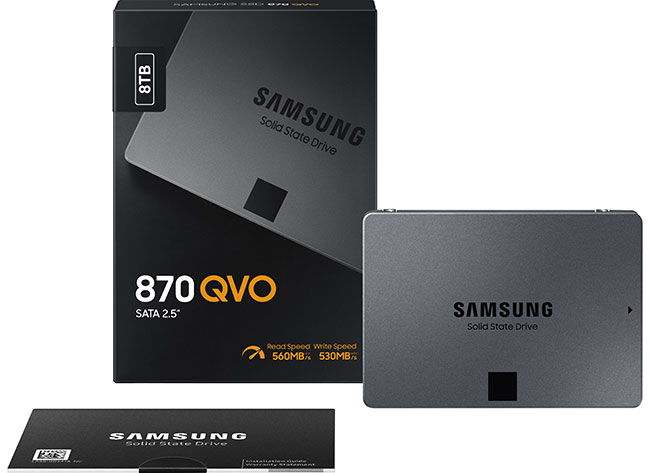 Dysk póprzewodnikowy Samsung 870 QVO o pojemnoci 8 TB
