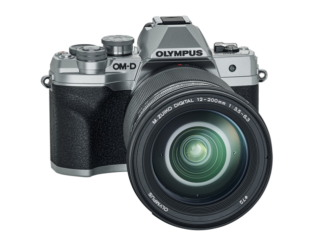 Olympus O-MD E-M10 IV slant lewy