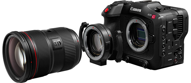 Canon EOS C70 - pierwsza kamera Cinema EOS z mocowaniem RF