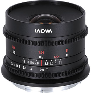 Laowa 9 mm T2,9 Zero-D Cine – kt widzenia 113°!