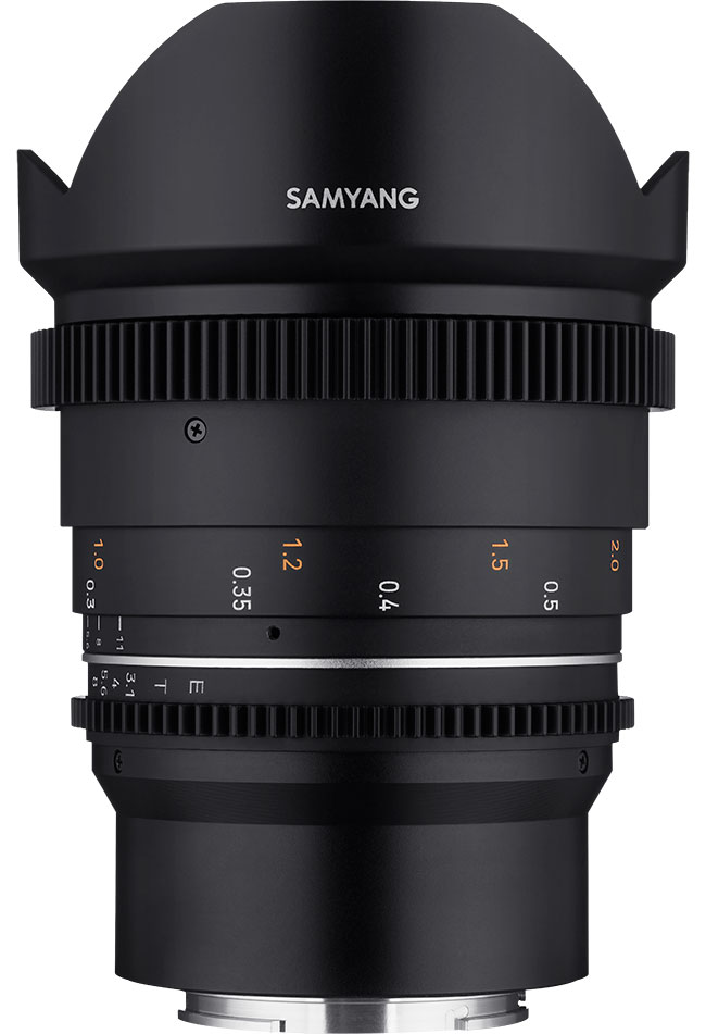Samyang wprowadza 14 mm do&nbsp;serii obiektyw&oacute;w filmowych VDSLR MK2