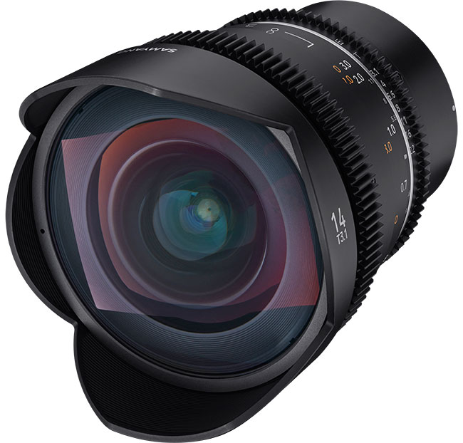 Samyang wprowadza 14 mm do&nbsp;serii obiektyw&oacute;w filmowych VDSLR MK2