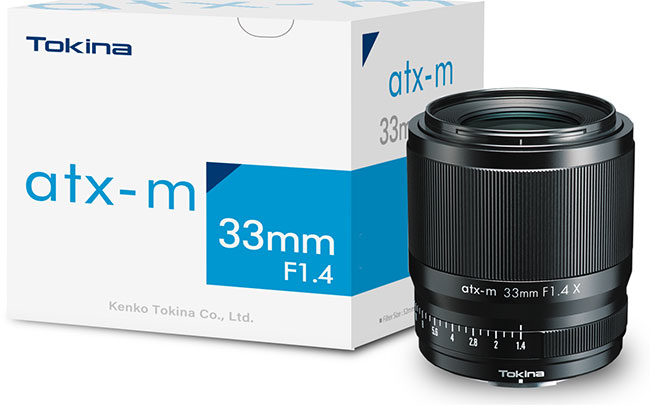 Tokina atx-m 33 mm f/1,4 X