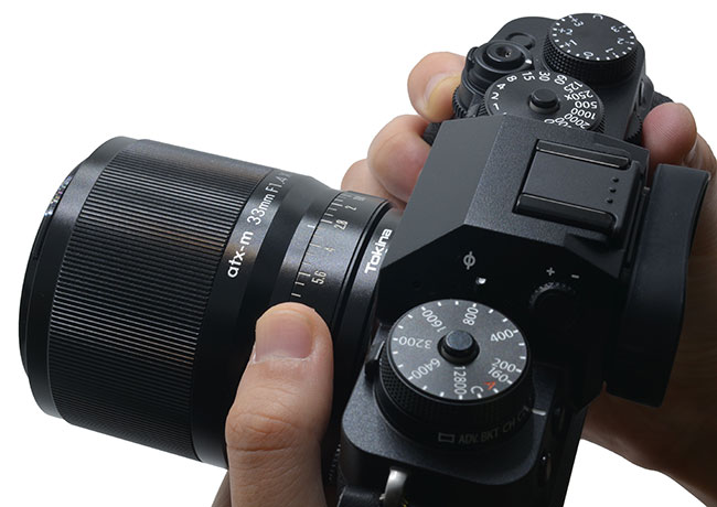 Tokina atx-m 33 mm f/1,4 X