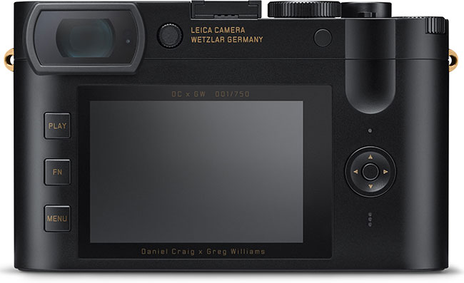 Leica Q2 Daniel Craig x Greg Williams: edycja specjalna aparatu Leica Q2 