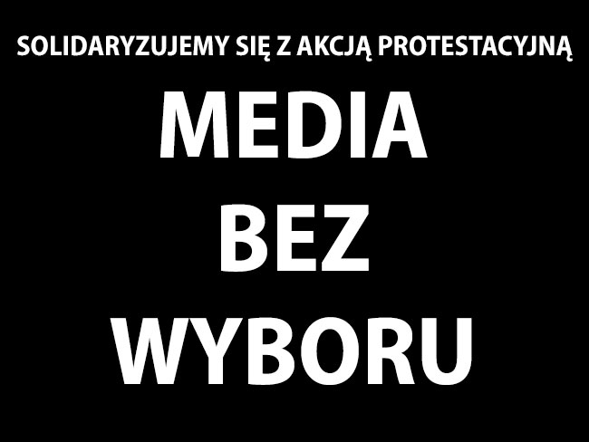 Solidaryzujemy si z akcj protestacyjn