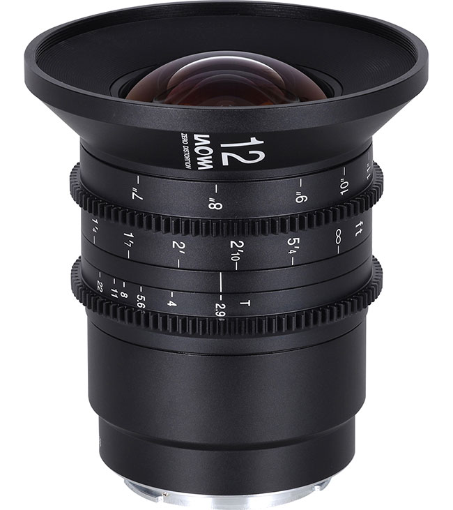 Laowa 12 mm f/2,9 Zero-D Cine - najszerszy na wiecie obiektyw…