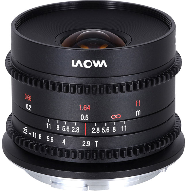 Laowa 9 mm T2,9 Zero-D Cine - kt widzenia 120°!