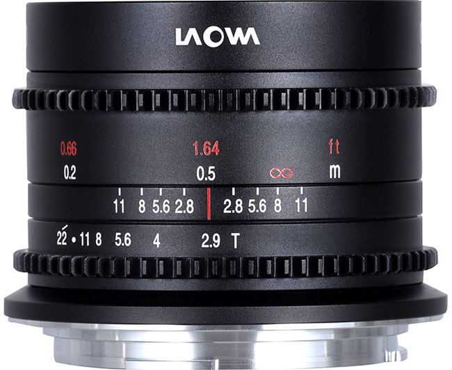 Laowa 9 mm T2,9 Zero-D Cine - kt widzenia 120°!