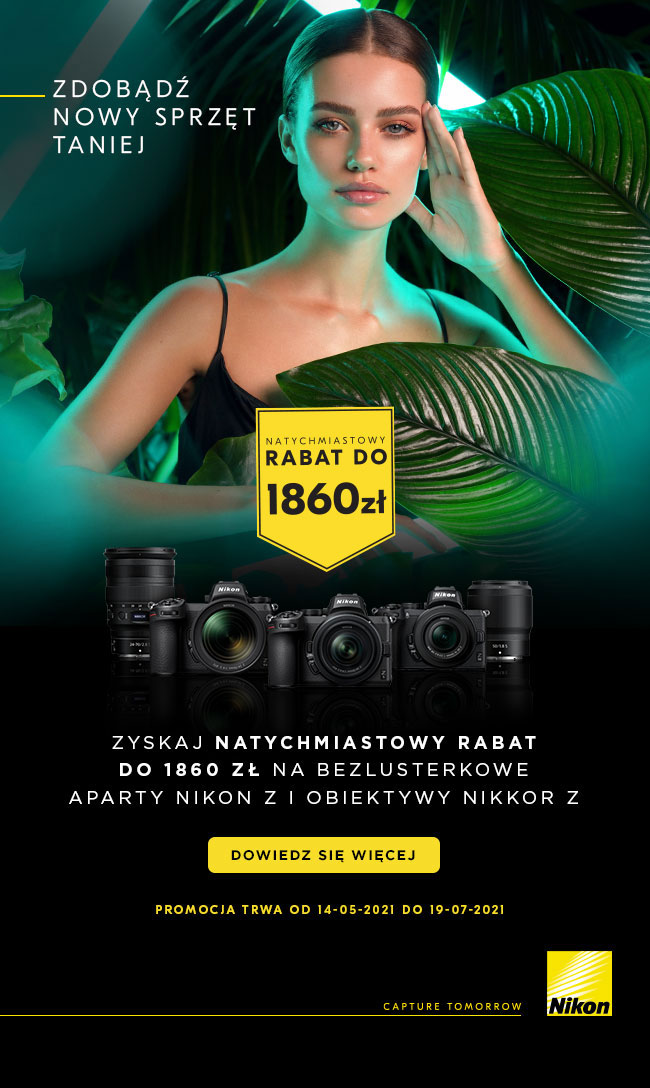 Rabat do 1860 z na Nikony!