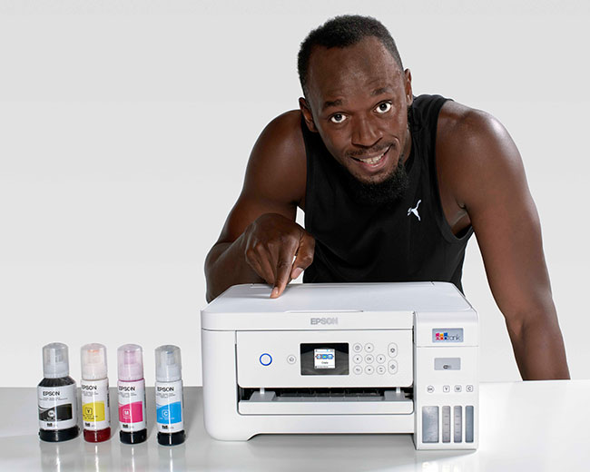 Epson EcoTank - 60 milionów i Usain Bolt