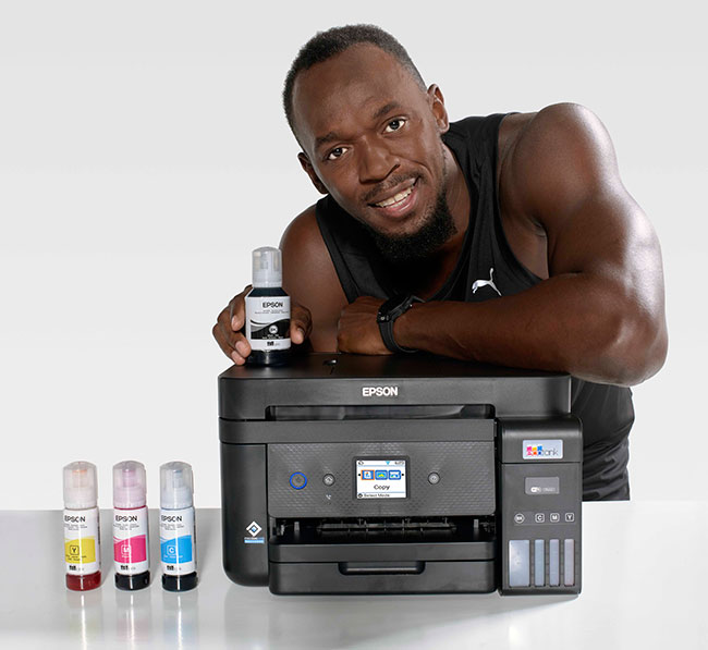 Epson EcoTank - 60 milionów i Usain Bolt