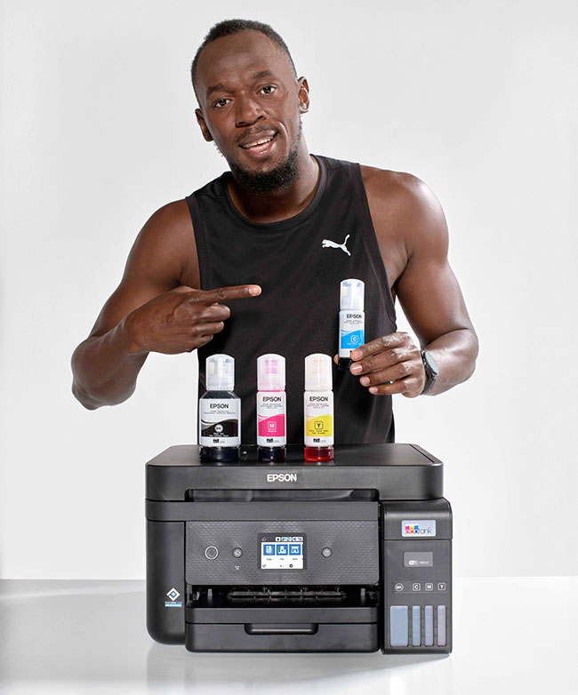 Epson EcoTank - 60 milionów i Usain Bolt