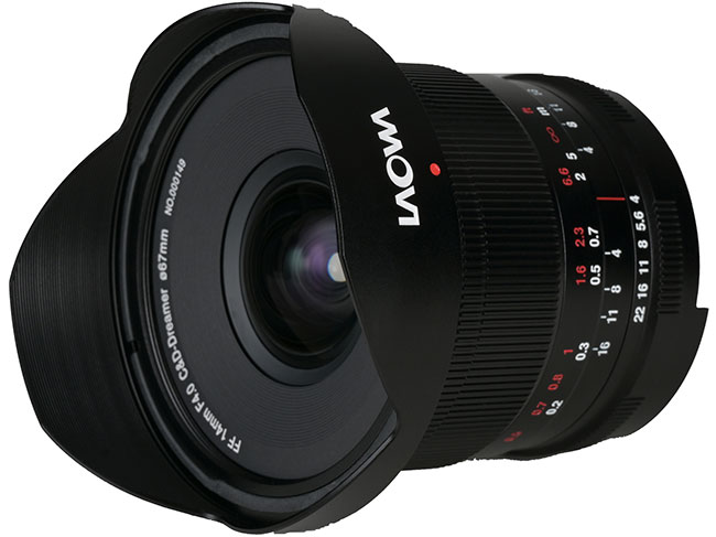 Venus Optics Laowa C&D-Dreamer 14 mm f/4 z mocowaniem Canon EF