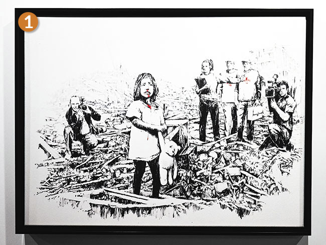 The Art of Banksy. Without Limits. Fotograficzne akcenty świetnej wystawy kontrowersyjnego artysty
