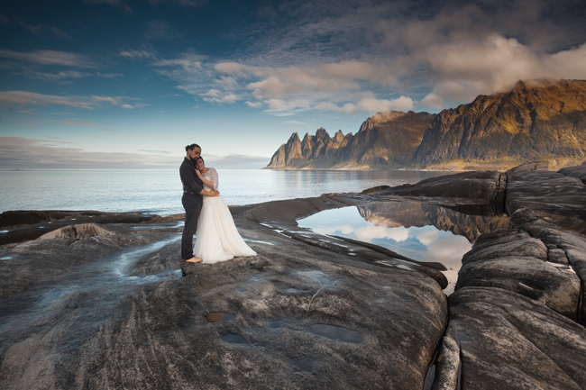 	Zdjcie lubne przy Okshornan, Senja, Norwegia.	