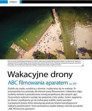 ABC filmowania - drony na wakacjach