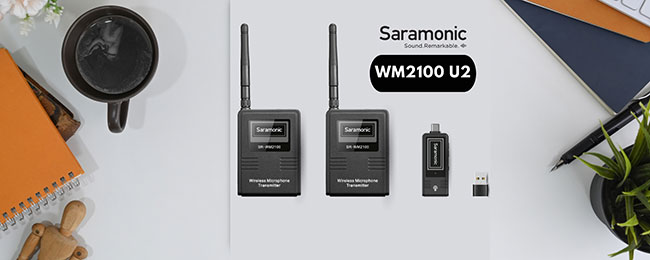 Zestaw do bezprzewodowej transmisji dwiku Saramonic WM2100 U2