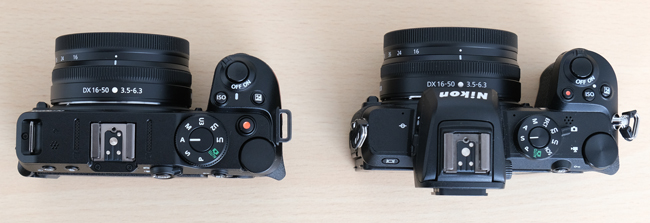 Nikon Z30 i Z50 z prawej. fot. K.Patrycy