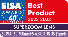 Sigma 150-600 mm EISA AWARDS 2022-2023
