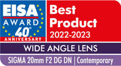 SIGMA 20 mm EISA AWARDS 2022-2023 