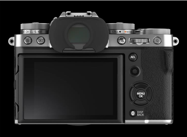 Fujifilm X-T5 back