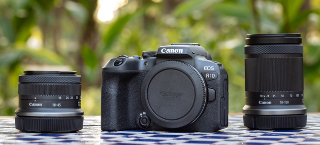 Canon EOS R10 zestaw z obiektywami