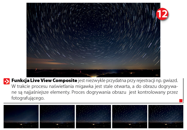 Funkcja Live View Compisite
