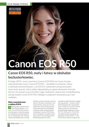 Canon EOS R50 test