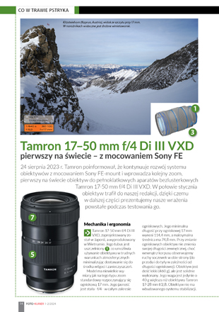 Test Tamrona 17-50 mm f/4 Di III VXD