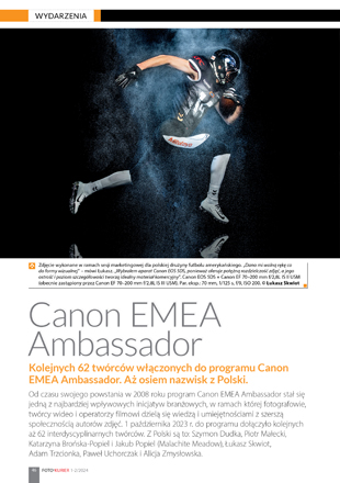 Canon EMEA Ambassador