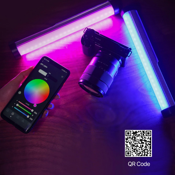Lampa Diodowa Tuba LED Bluetooth RGB / Ulanzi AY6C