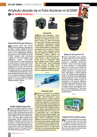 25 Lat temu w Foto-Kurierze 8/2000