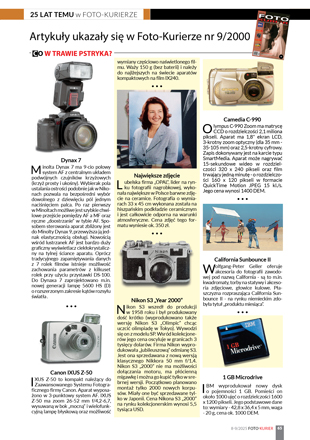 25 LAT temu w Foto-Kurierze 9/2000
