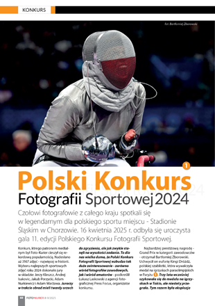 Zdjecia laureatów Konkursu Fotografii Sportowej