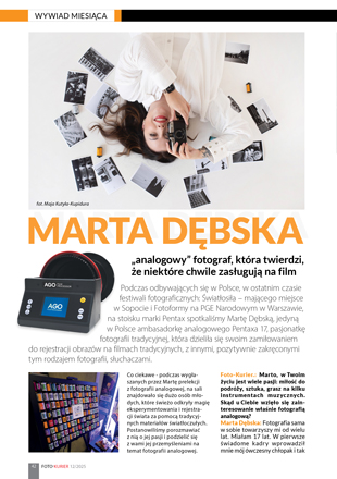 Wywiad miesi�ca Marta D�bska AGO Procesor