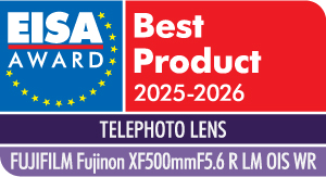 Fujifilm Fujinon XF 500 mm f/5,6 R LM OIS WR EISA AWARDS 2025-2026