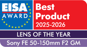 Sony FE 50-150 EISA AWARDS 2025-2026