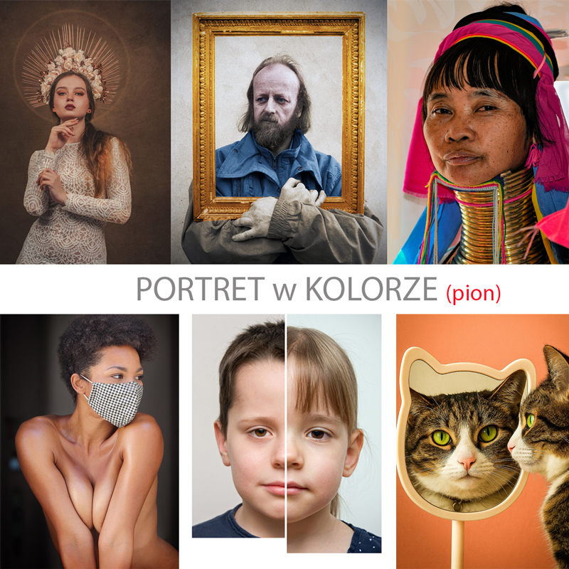 Portret w kolorze (Pion)