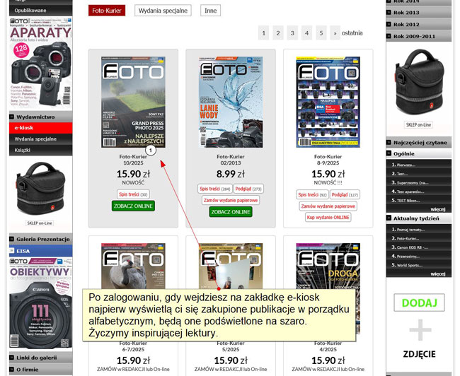 e-kiosk_podwietlanie publikacji_1