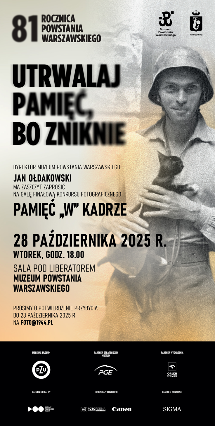 Zaproszenie na gal konkursu