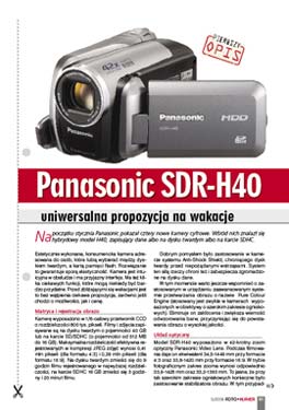 Panasonic SDR-H40